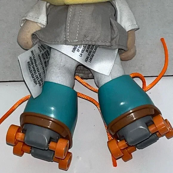 Disney NuiMOs Alice in Wonderland Poseable Plush Toy Wearing Roller Skates - Picture 5 of 8